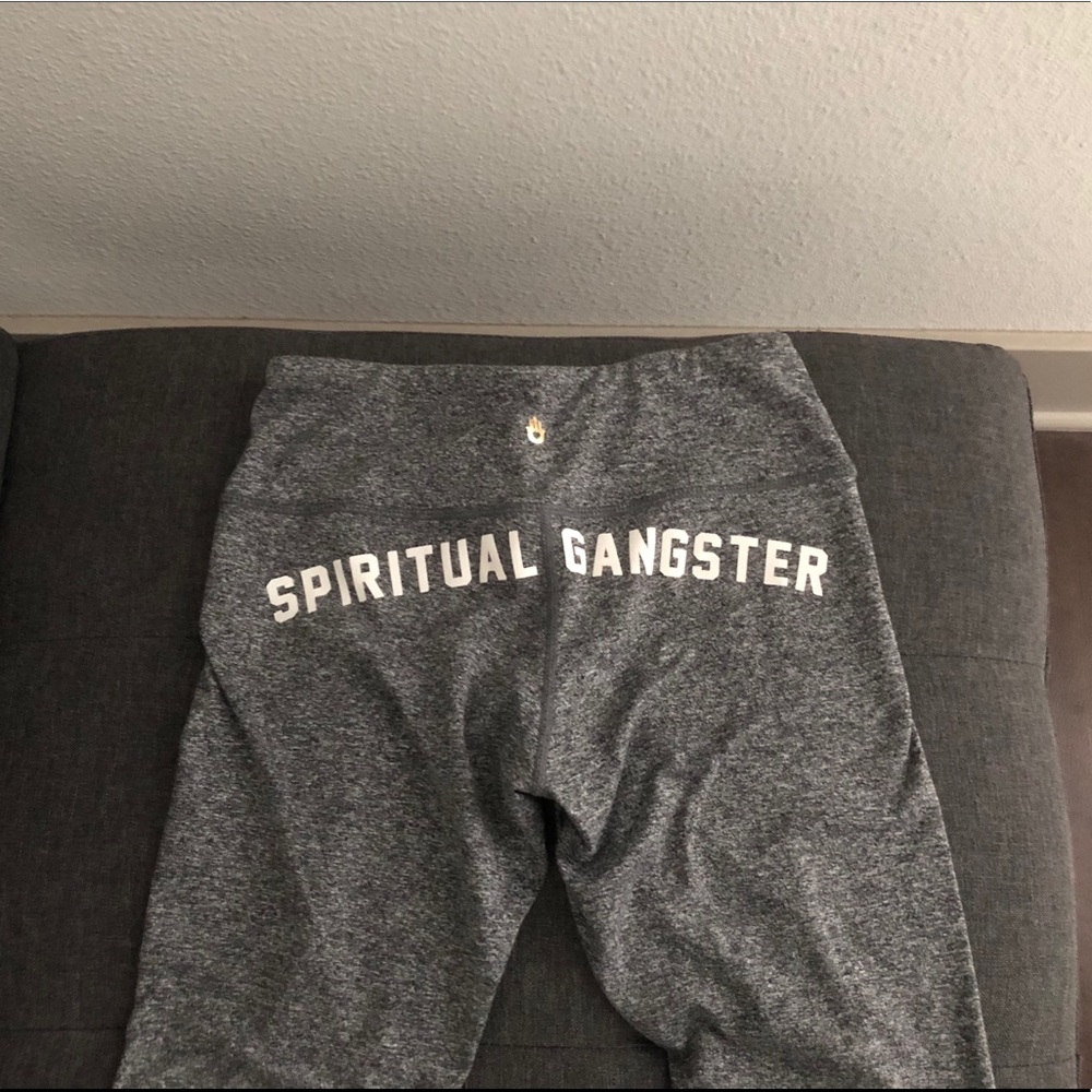 Spiritual Gangster grey leggings XS